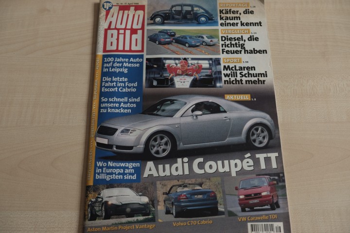 Deckblatt Auto Bild (16/1998)